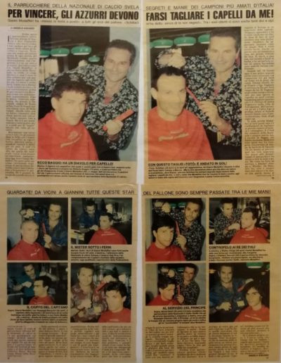 Gianni Modafferi Parrucchiere Ufficiale Italia 90